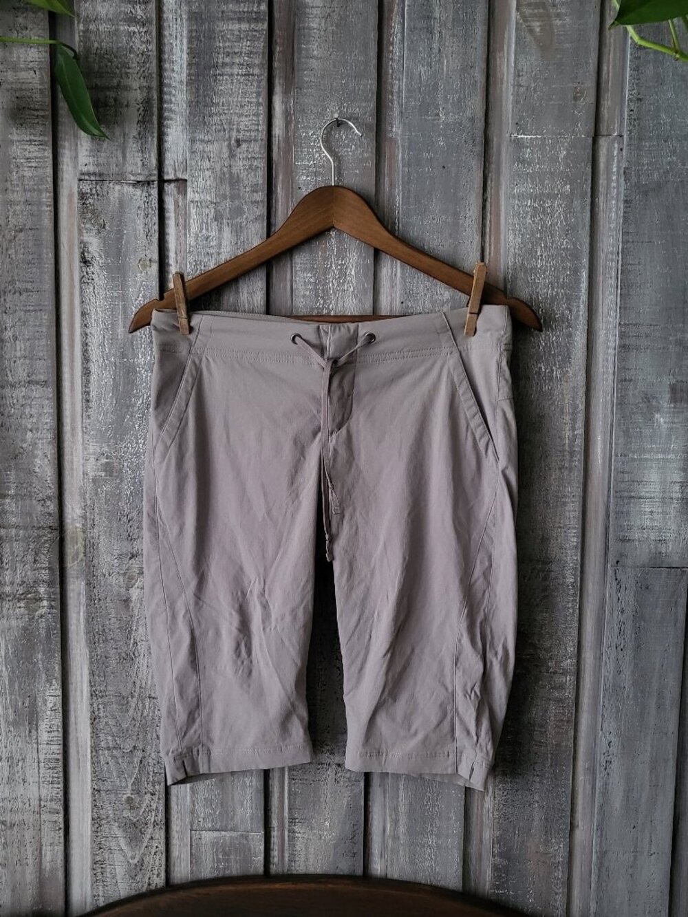 Columbia Hiking Bermuda Anytime Outdoor Long Shorts Grey Size 2